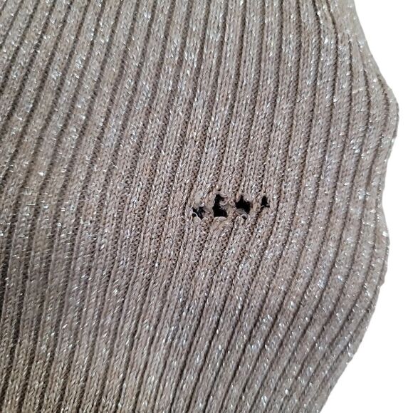 Liz Claiborne Tan and Gold Turtleneck LongSleeve Sweater Sz Small - Picture 6 of 7
